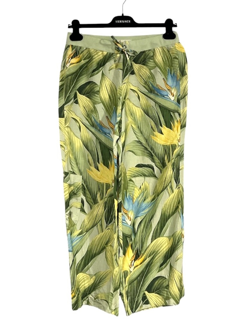 TOMMY BAHAMA Tropical Silk / Linen Cropped Pants